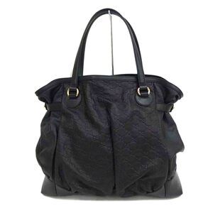 GUCCI GG Leather Tote Bag